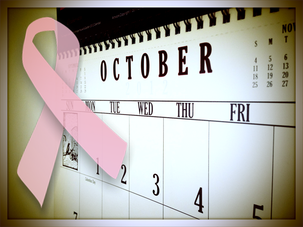october breast cancer awareness calendar