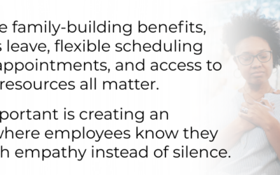 Workplace Advocacy Matters: Why Family Building and Pregnancy Loss Belong in the Conversation