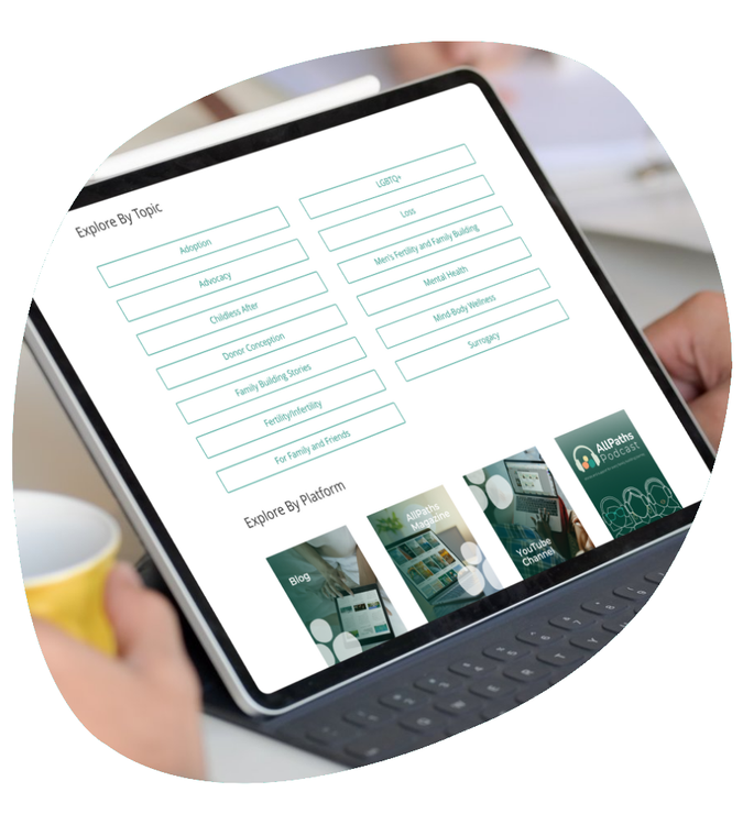 preview of the AllPaths Resource Library main page